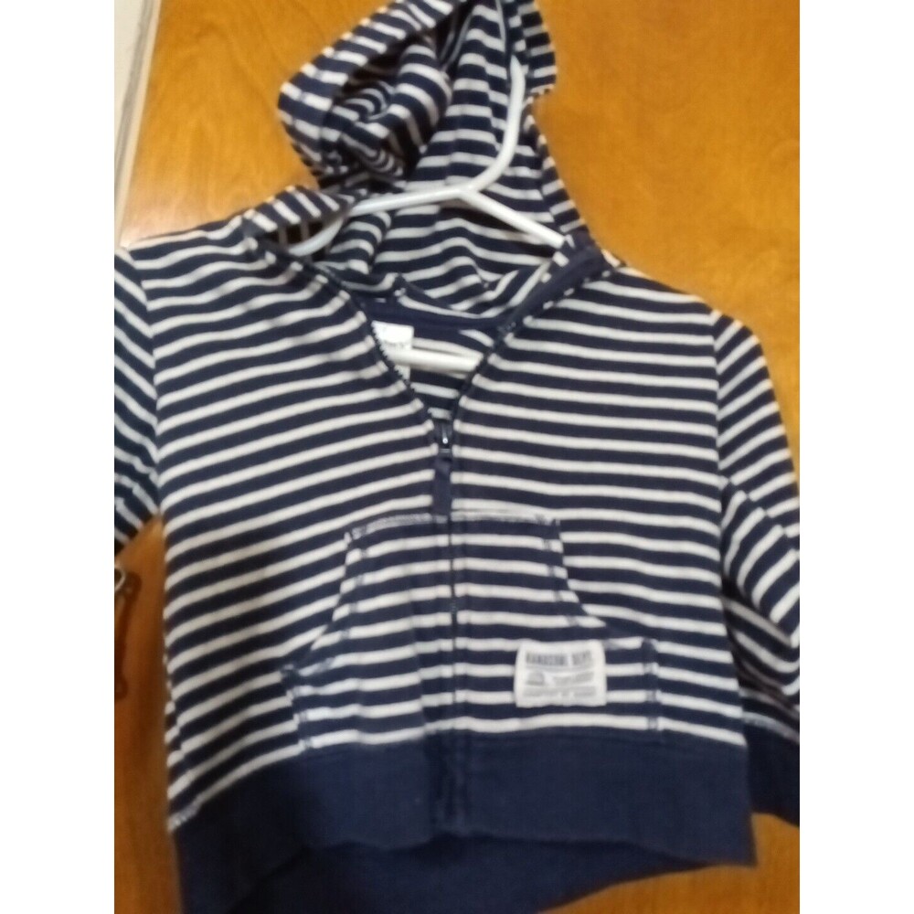 Carter's Size 12M Blue And White Light Hoodie